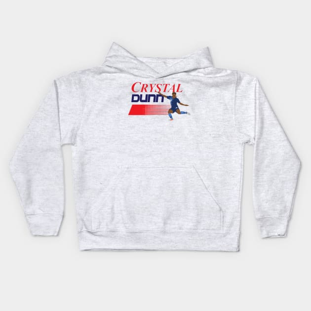 Crystal Dunn USWNT Kids Hoodie by Hevding